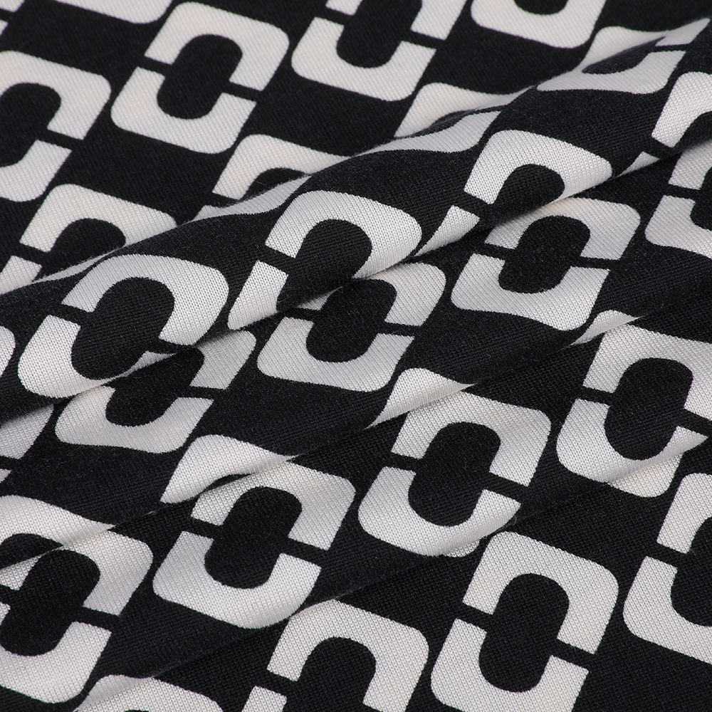 Jersey Comfortable Digital Printing Skin-friendly Luxury Spun Silk Knitted Women's Clothing Fabric Jersey Comfortable Digital Printing Skin-friendly Luxury Spun Silk Knitted Women's Clothing Fabric