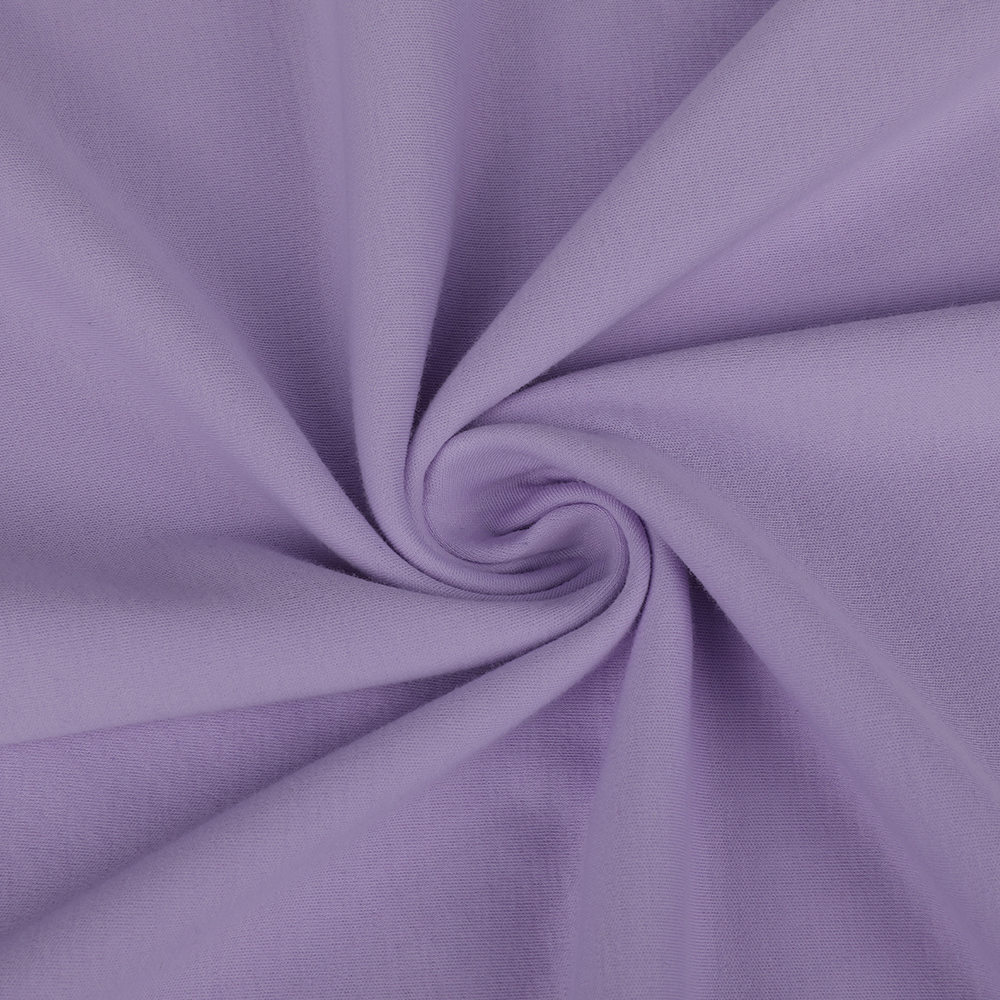 Breathable Eco-friendly Organic Knitted Cotton T-shirts Fabric for Women