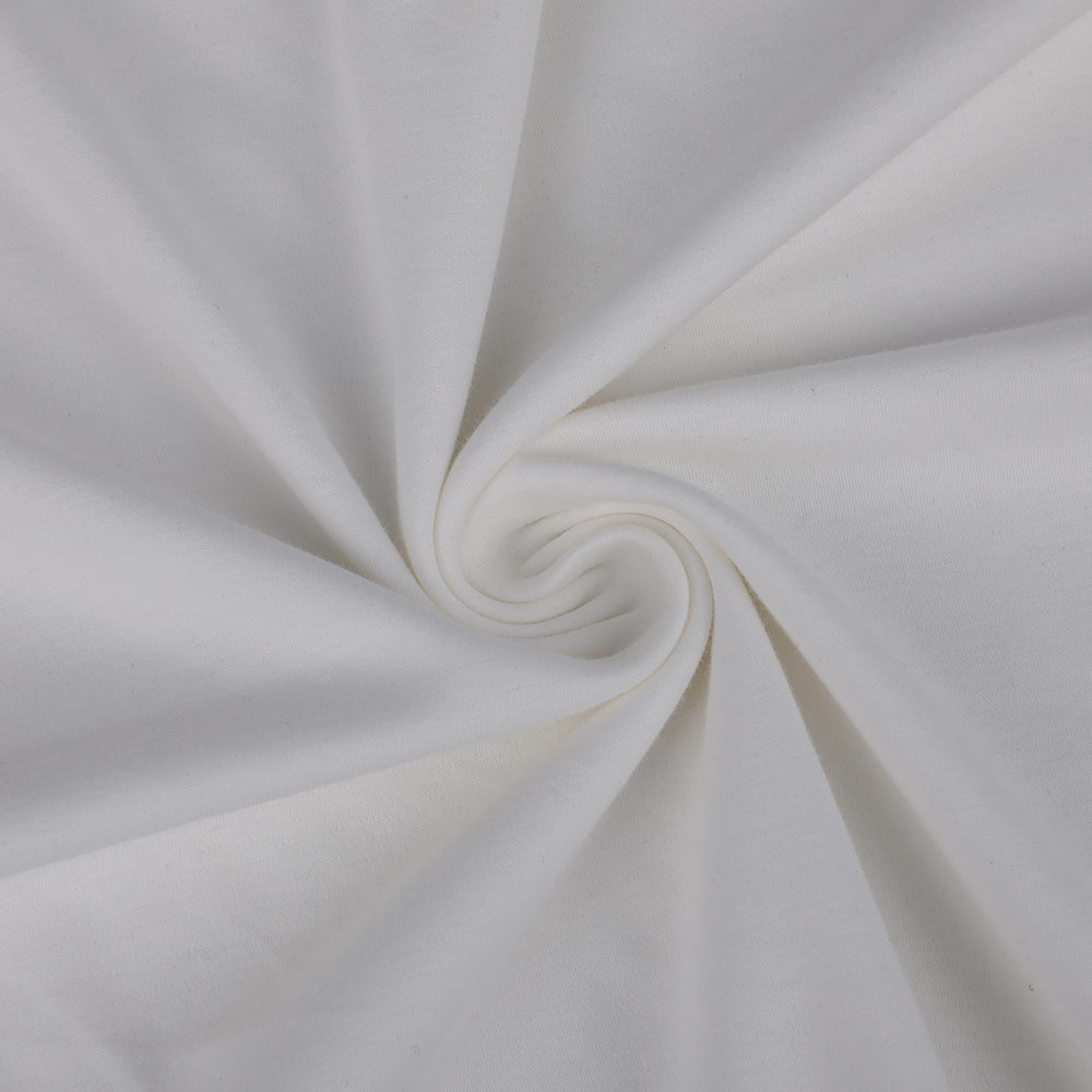 Breathable Eco-friendly Organic Knitted Cotton T-shirts Fabric for Women Breathable Eco-friendly Organic Knitted Cotton T-shirts Fabric for Women