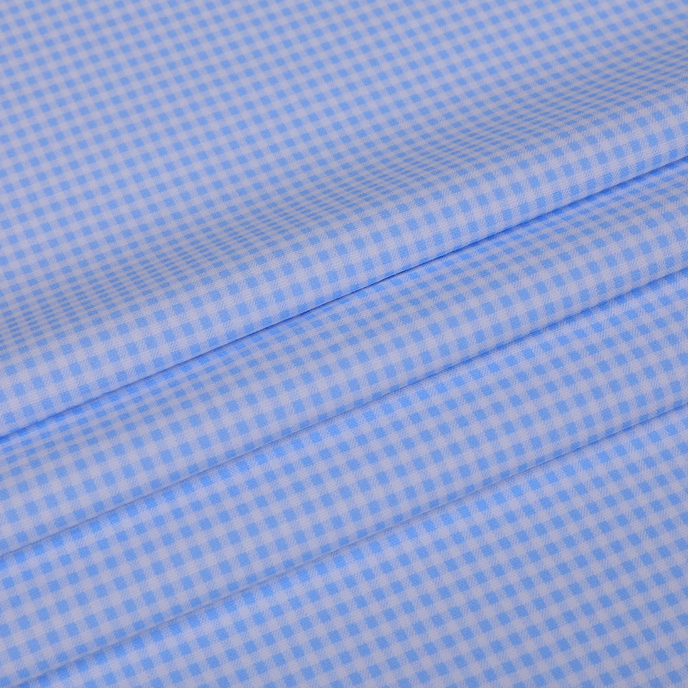 Digital Printing Breathable Environmentally Friendly Plaid Cotton Shirt Fabric Digital Printing Breathable Environmentally Friendly Plaid Cotton Shirt Fabric