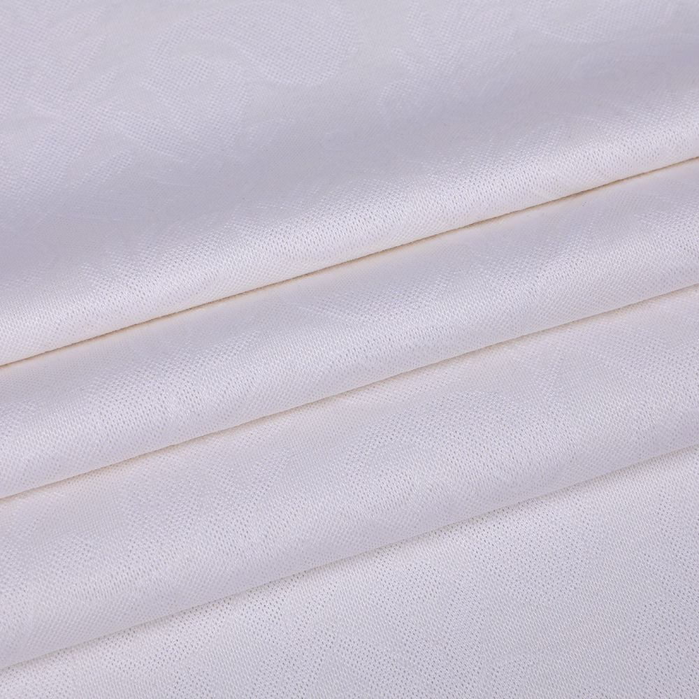 Luxury Interlock Jacquard Skin-friendly Silk Knitted Fabric Suitable for Women Luxury Interlock Jacquard Skin-friendly Silk Knitted Fabric Suitable for Women