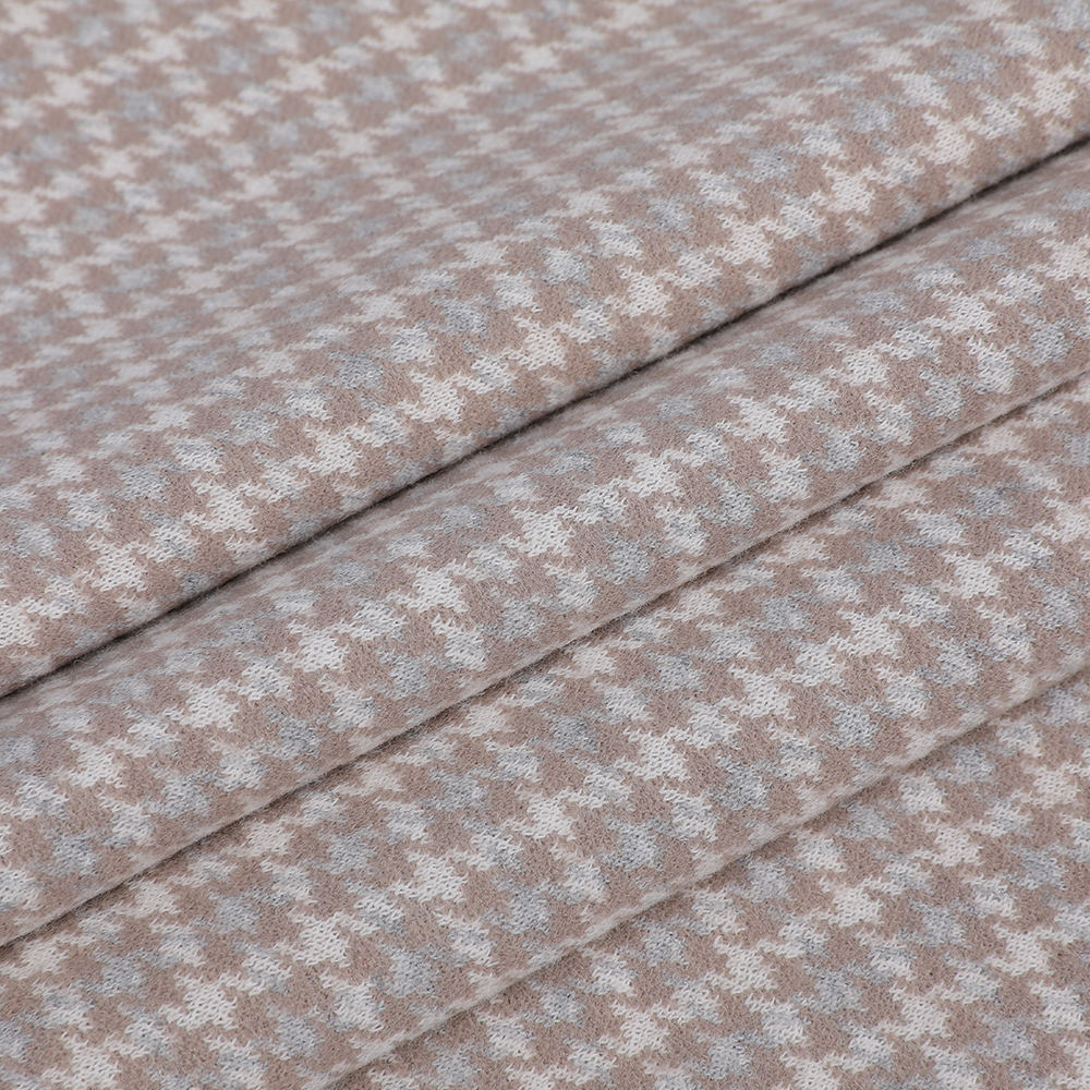 Double Sided Jacquard Soft Skin-friendly Cotton Wool Shrinkage Fabric Double Sided Jacquard Soft Skin-friendly Cotton Wool Shrinkage Fabric